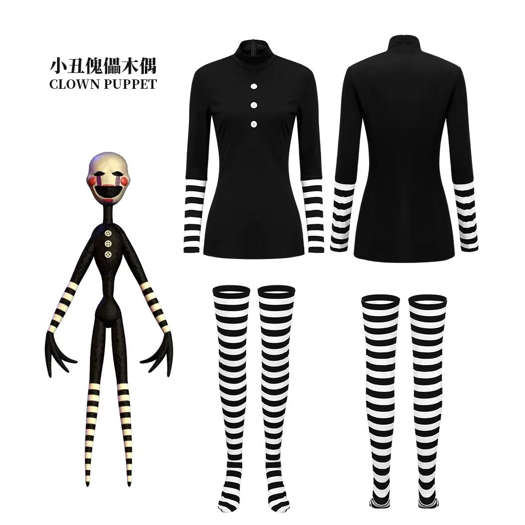Party Games Night - Game Nights Marionette Cosplay Kostüm Kleid