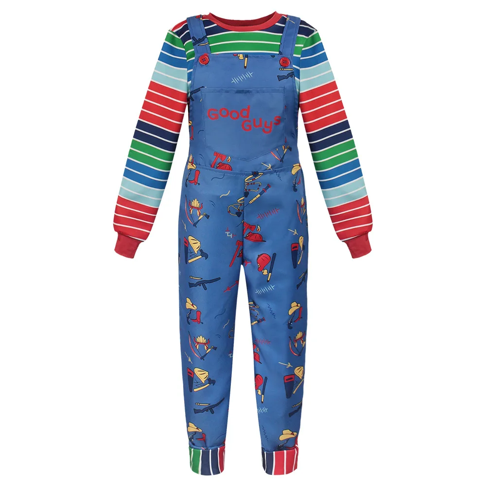 Party Games For Adults And Kids - 2025 Chucky Cosplay Kostüm Hemd Hosen