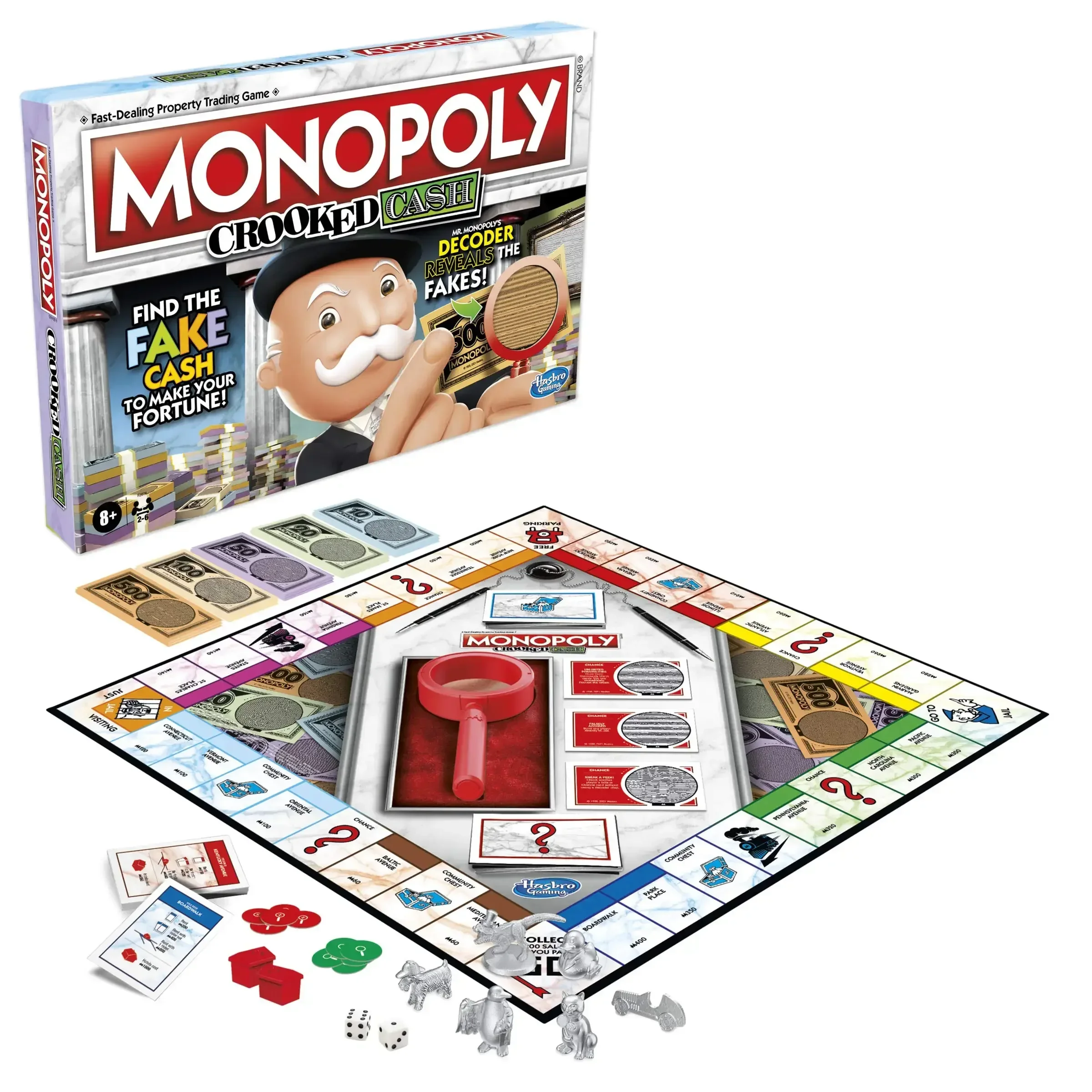 Hasbro Game Monopoly - Hasbro Monopoly Crooked Cash Brettspiel für