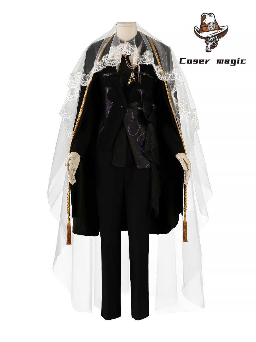 Party Games Night - Spiel „Unter dem Nachthimmel“ – Geister-Cosplay-Kostüm,