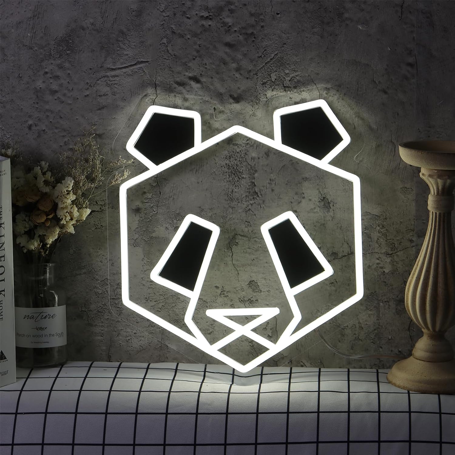 Panda-Neonschild, USB, dimmbar – Zoo Party Games Bewertung und Preis