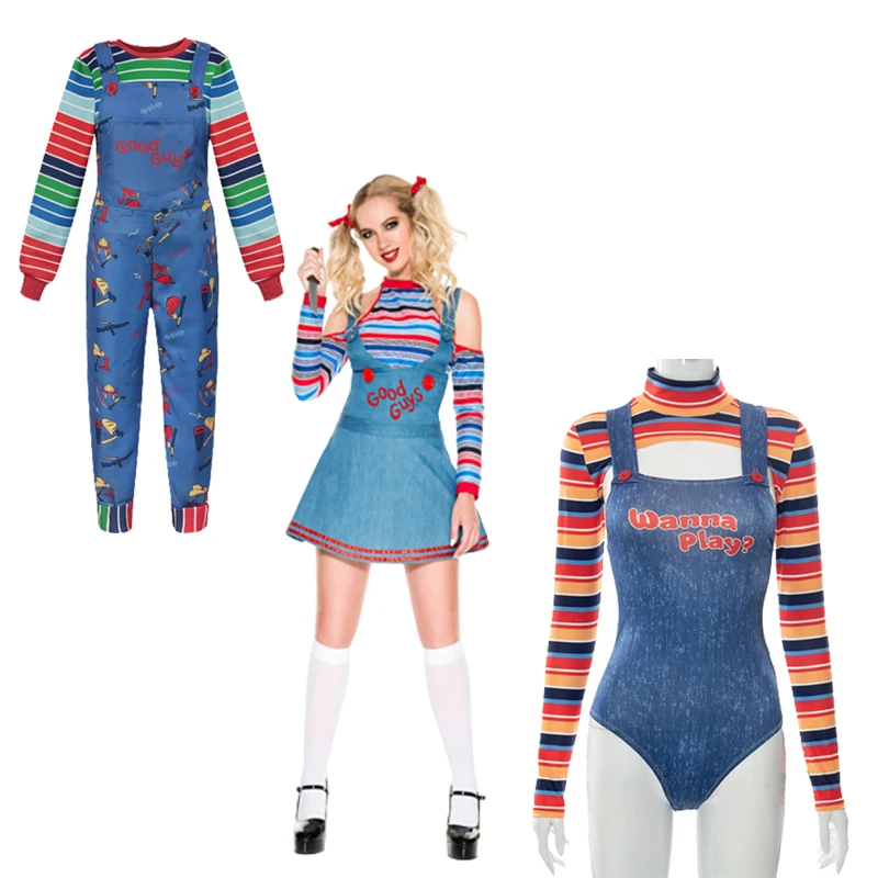 2025 Chucky Cosplay Kostüm Hem – Party Games For Adults And Kids Bewertung und Preis
