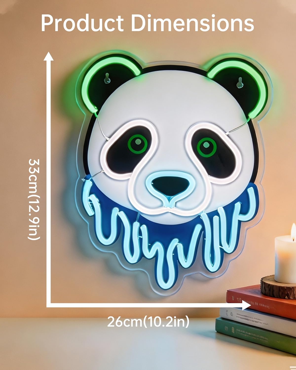 Panda LED-Neon-Schild, USB-Neo – Zoo Party Games Bewertung und Preis
