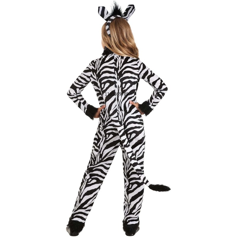 Mädchen Zebra-Kostüm mit Stirn – Zoo Party Games Bewertung und Preis